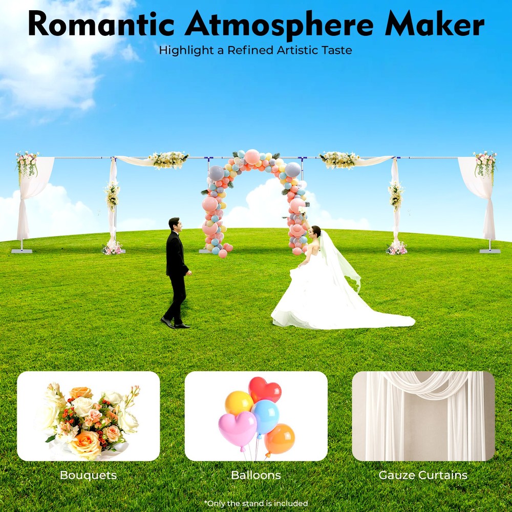 Wedding Backdrop Stand Rectangle Metal Wedding Flower Stand Background Stand