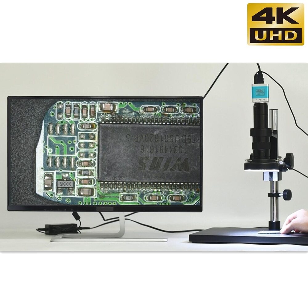 4K UHD HDMI Type-C Output Industrial Digital Microscope Camera with Sony Sensor