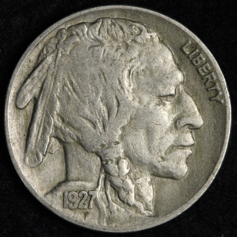 1927 Buffalo Nickel AU E263 OQN