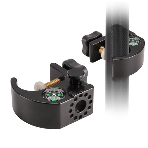 Quick Release Clamps Data Collector Holder – Open Clamp Bracket with Compass,