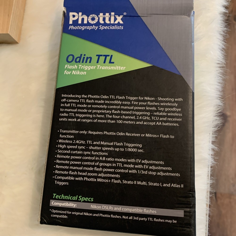 Phottix PH89058 Odin TCU TTL Flash Trigger Transmitter for Nikon