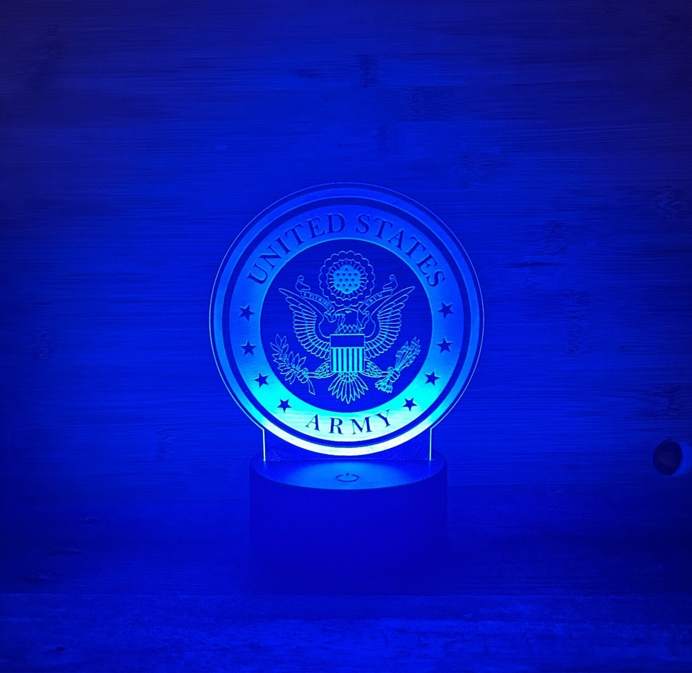 US Army Acrylic Night Light