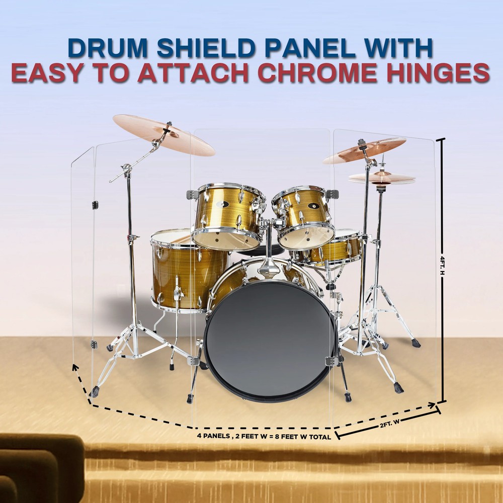 Drum Shield 2 ft. x 4 ft. Panel