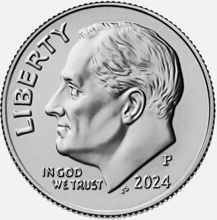 💰 2024 P & D Roosevelt Dime - 10 Cent - UNC - Set 2 coins
