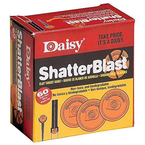 Daisy Shatterblast Breakable Refill Target 2" Disks (60 Pack)