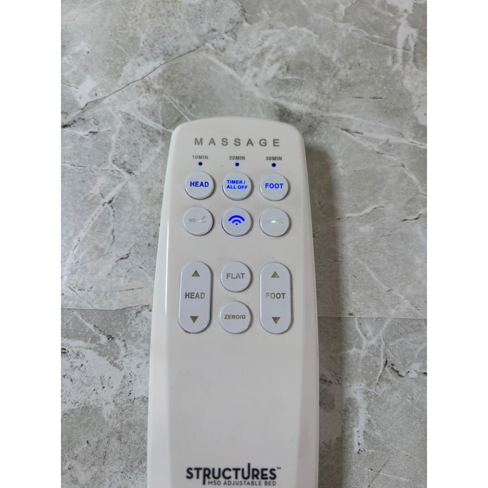 Structures M50 Adjustable Bed Remote Control OKIN JLDK.18.01 Massage Zero-G