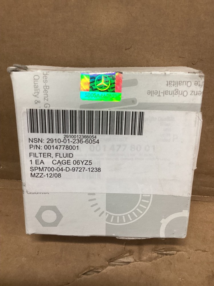 Filter fluid assmy. FLU-419/SEE 2910-01-236-6054