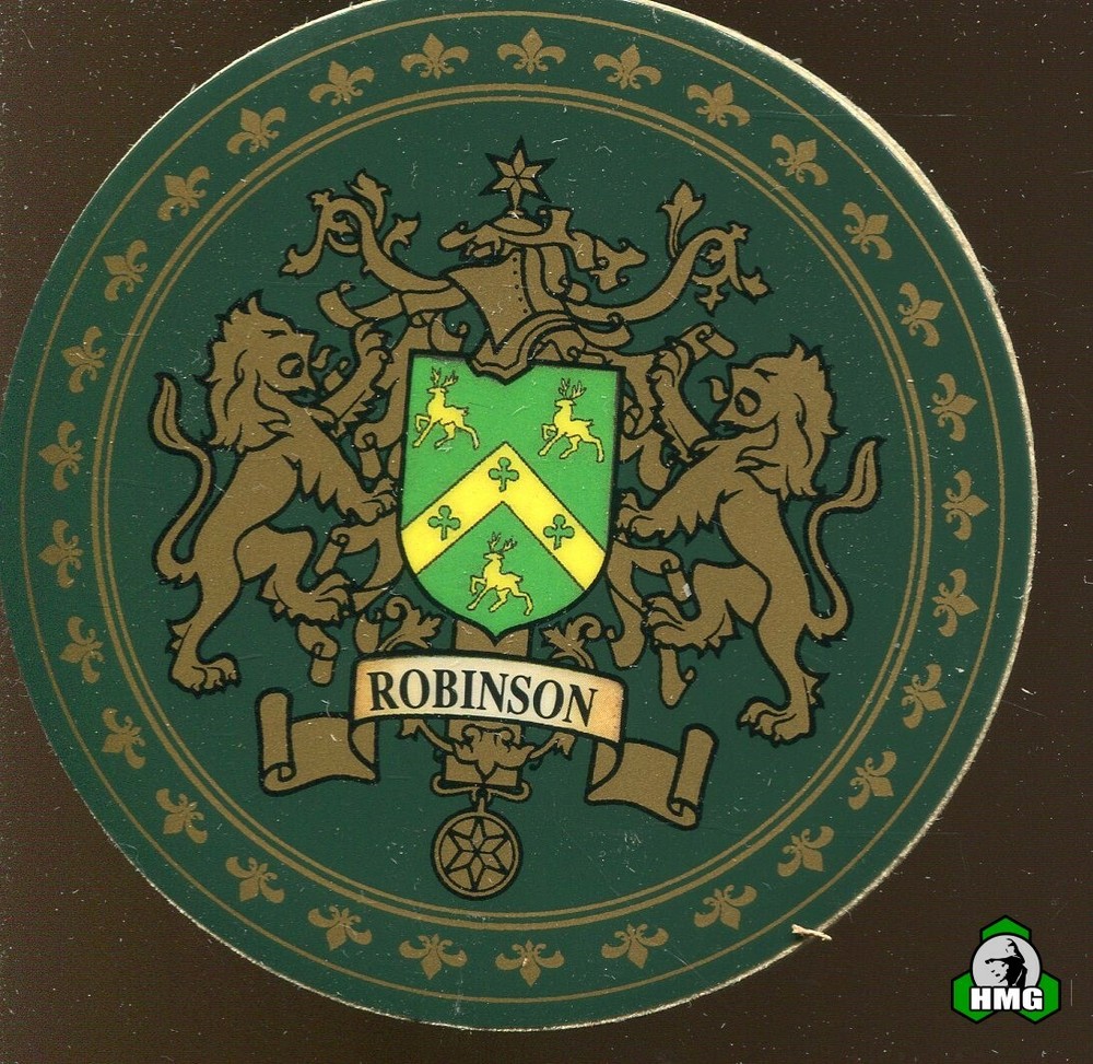 English Heraldic Coaster: Robinson