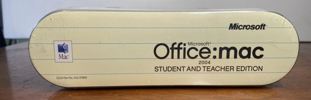 Microsoft Office Mac Student & Teacher Edition 2004 Word Powerpoint Excel Sealed