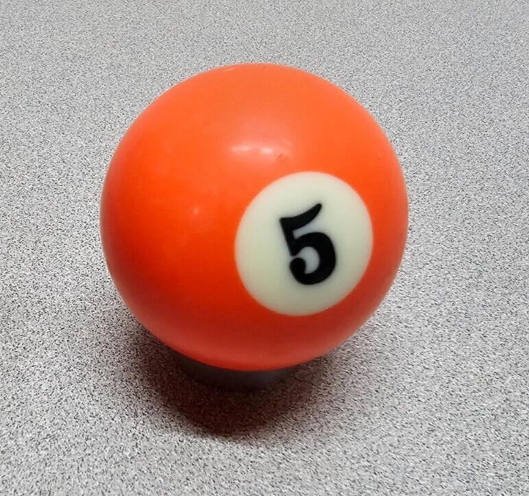 VTG Replacement Billiard Pool Ball 2 1/4" Diameter Standard # 5 Solid Orange*