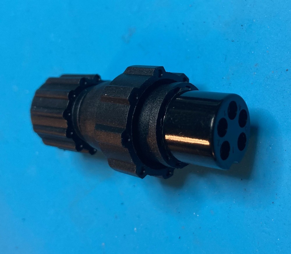 5 pin CB Radio Mic plug - Black