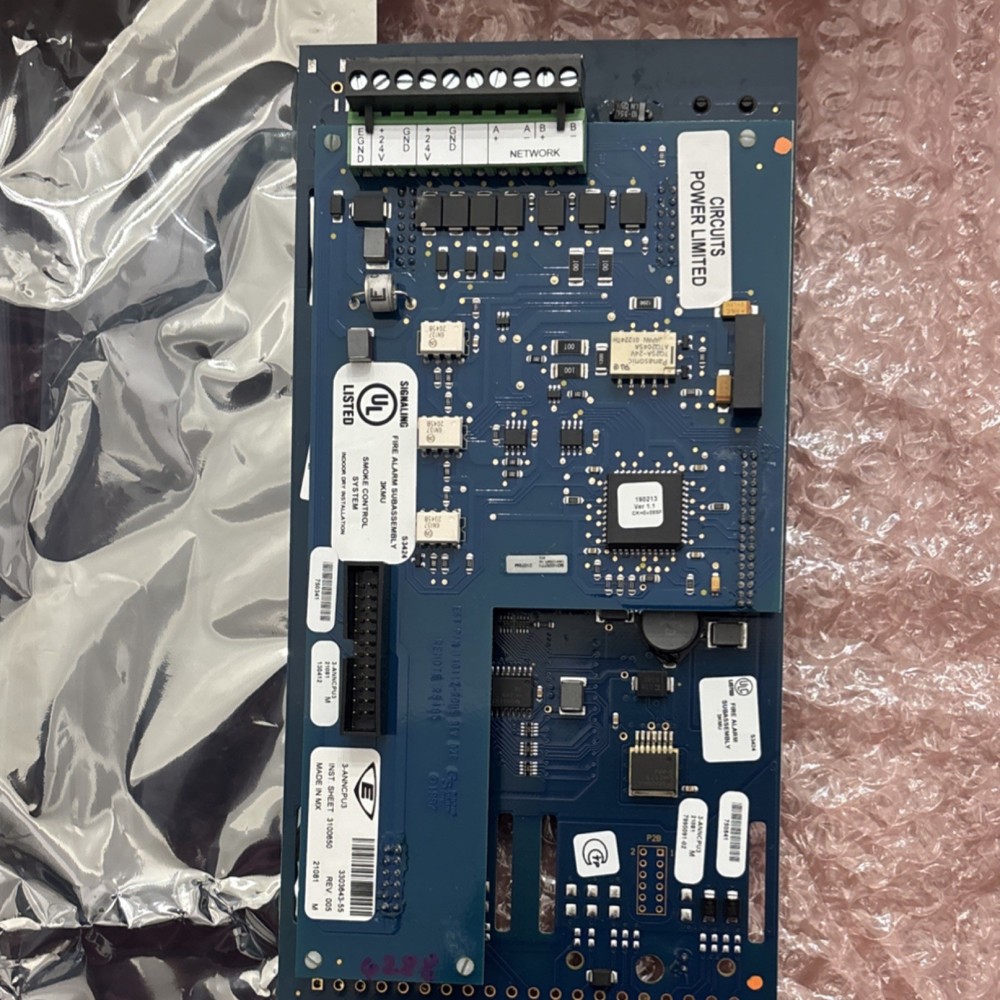 EDWARDS 3-ANNCPU3 FIRE ALARMS ANNUNCIATOR CPU UNIT COMPONENT