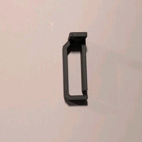 Network Rack Cable Management, Black, Hold 12CAT Cables, Matte Black, 3D Printed
