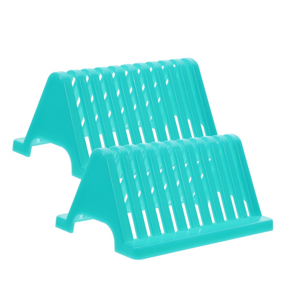 2pcs Microscope Slides Holder: Laboratory Drying Holder - Plastic Slide Storage