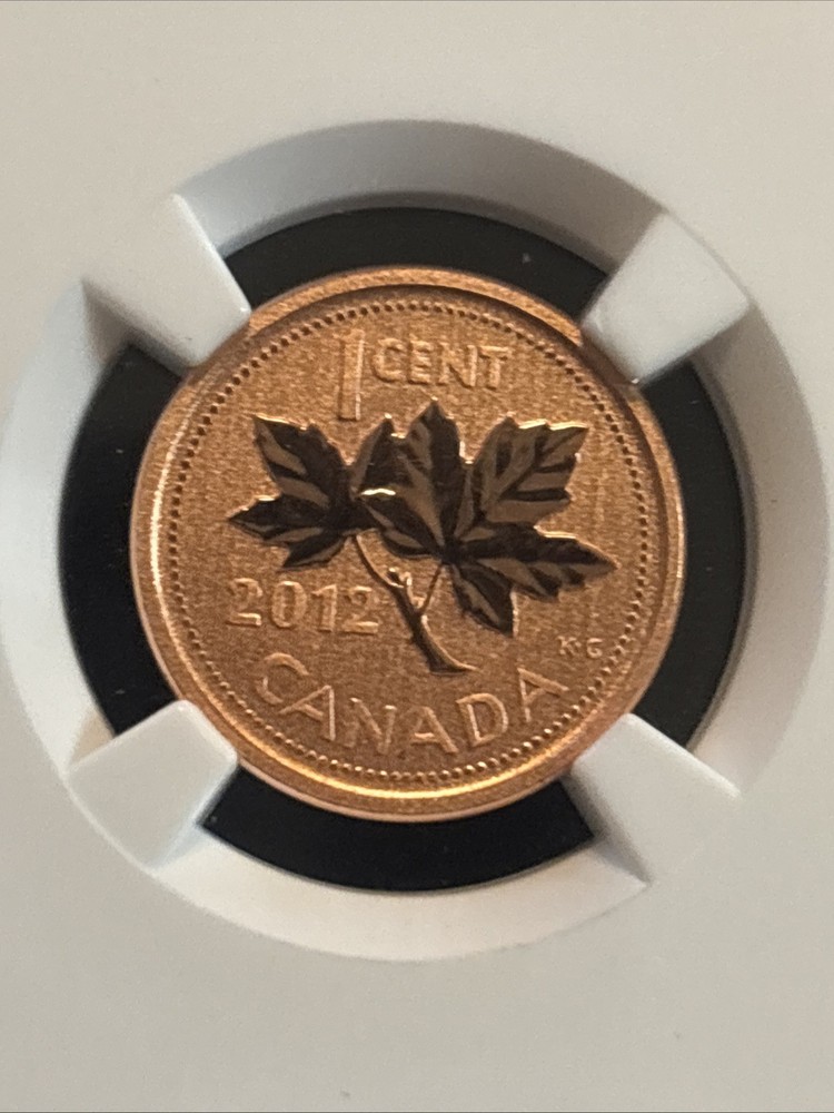 2012 Canada Penny Ngc Sp68 Red 1C