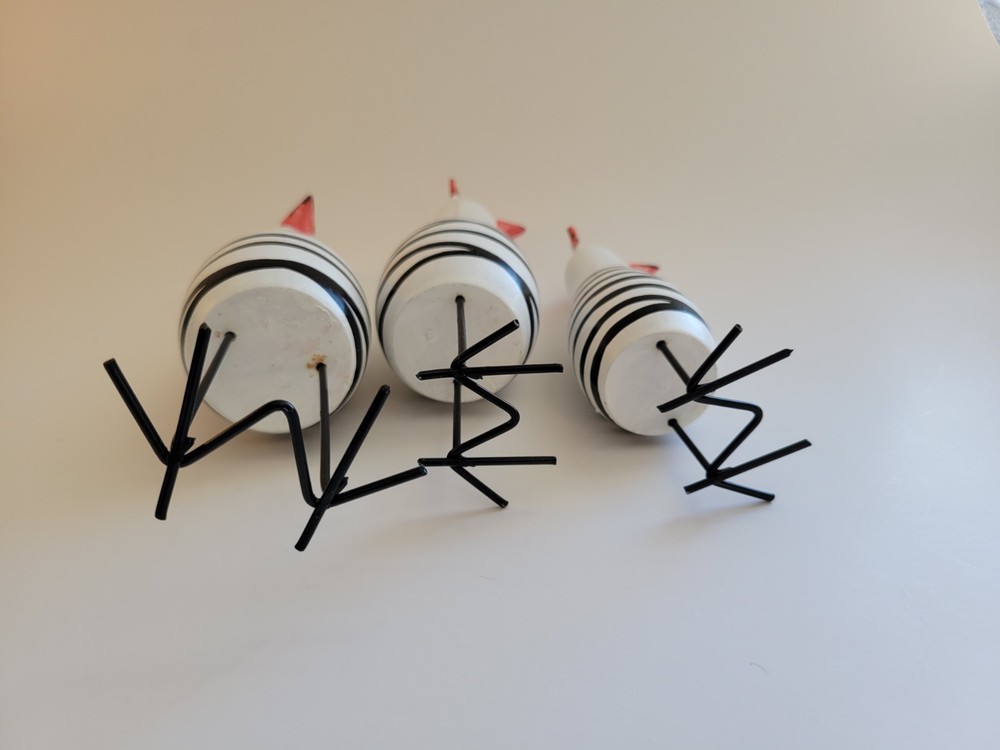 Set Of 3 Funky Chicken Figures