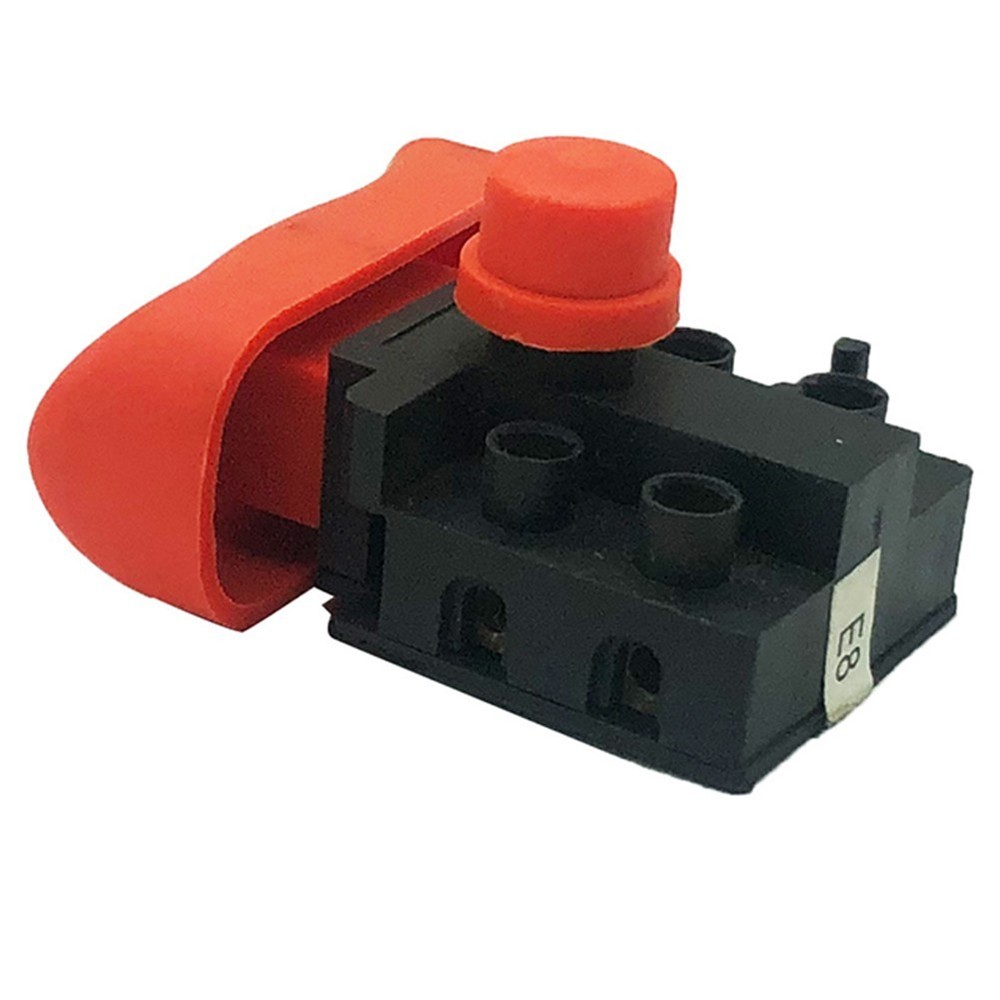 Electric Chainsaw Replacement Trigger Switch for Power Tool Black Orange Color