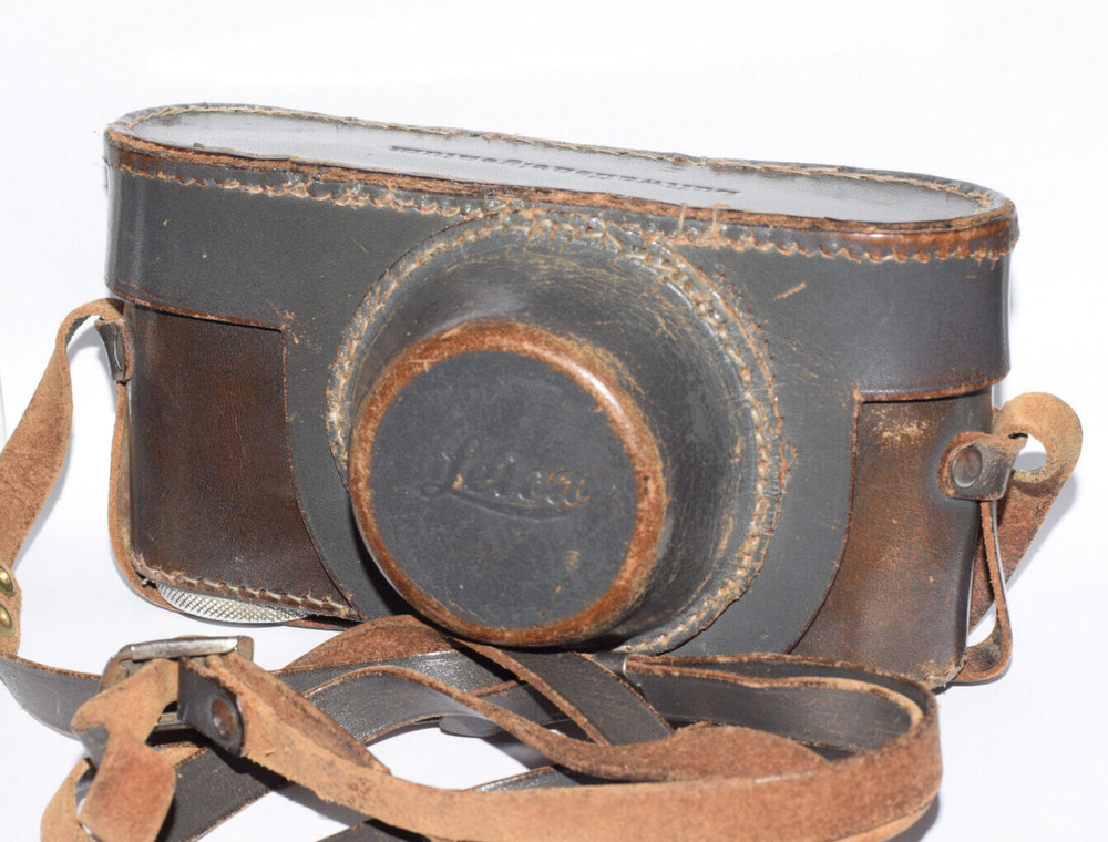 Orginal Case + Strap  Grey for Leica IIIc Grey Luftwaffen-Eigentum