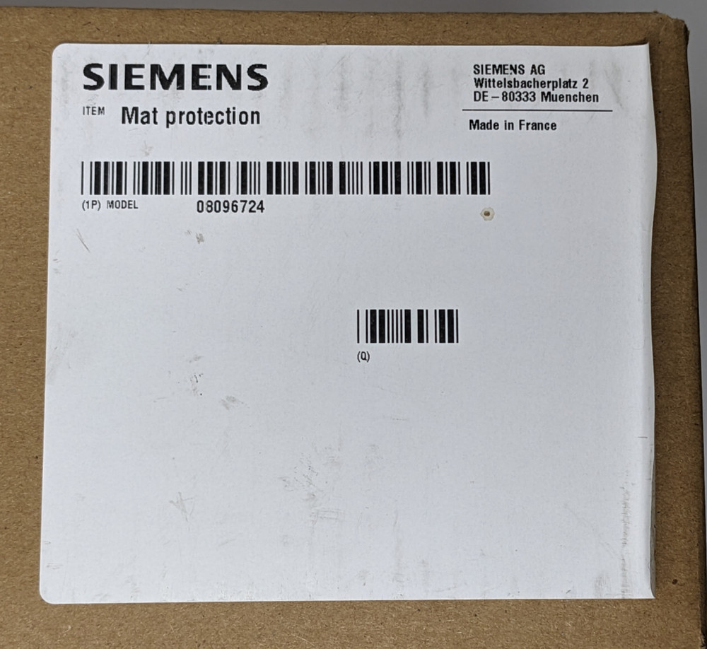 Siemens 08096724 Mat Protection 8096724