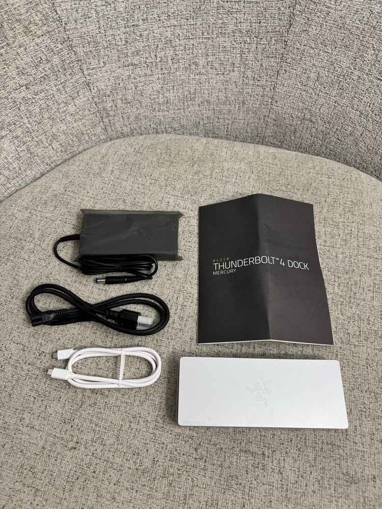 Razer Thunderbolt 4 Dock Mercury - Open Box - Never Used