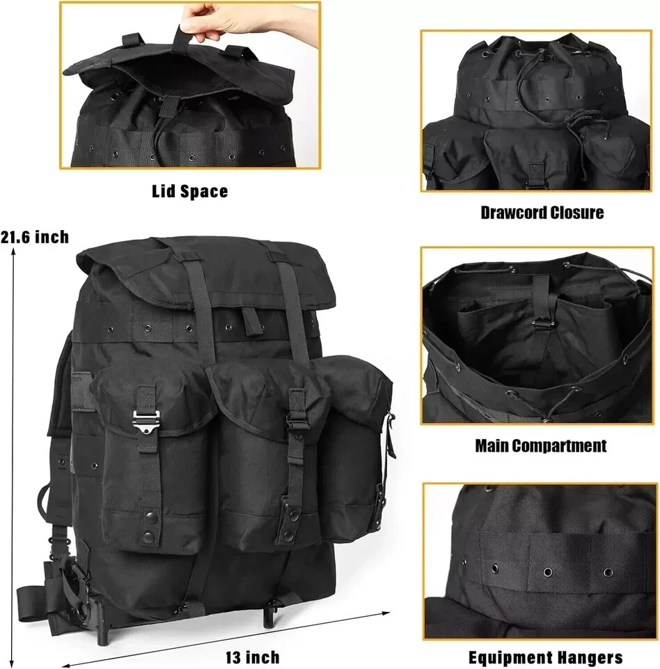 Military ALICE Pack Medium Rucksack Backpack Army Tactical Survival Gear Frame