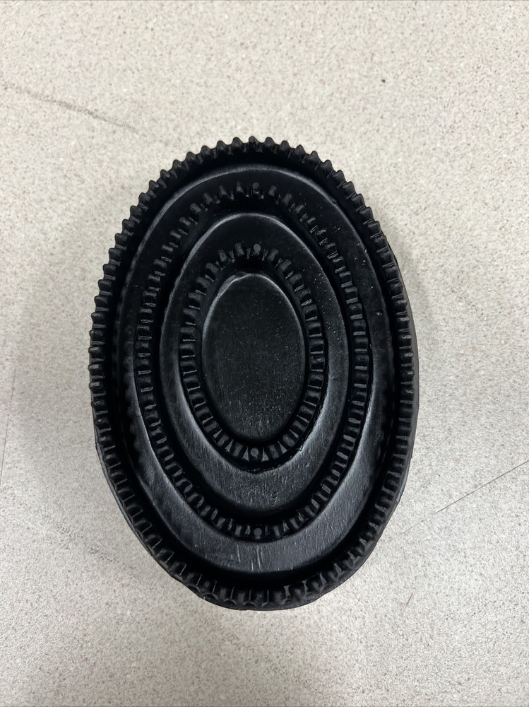 Large Rubber Hose Curry Comb - Black (2 PACK)