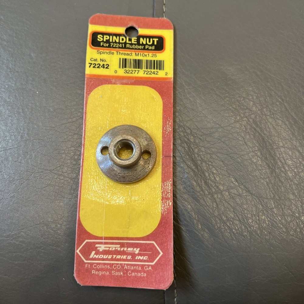 Forney 72242 M10 X 1.25 Replacement Spindle Nut