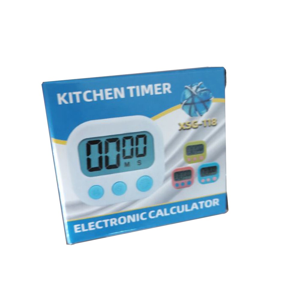 Digital Kitchen Timer Magnetic LCD Large Countdown Clear and Loud Alarm 2 pack