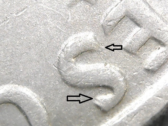 1971 Eisenhower dollar Doubled die reverse