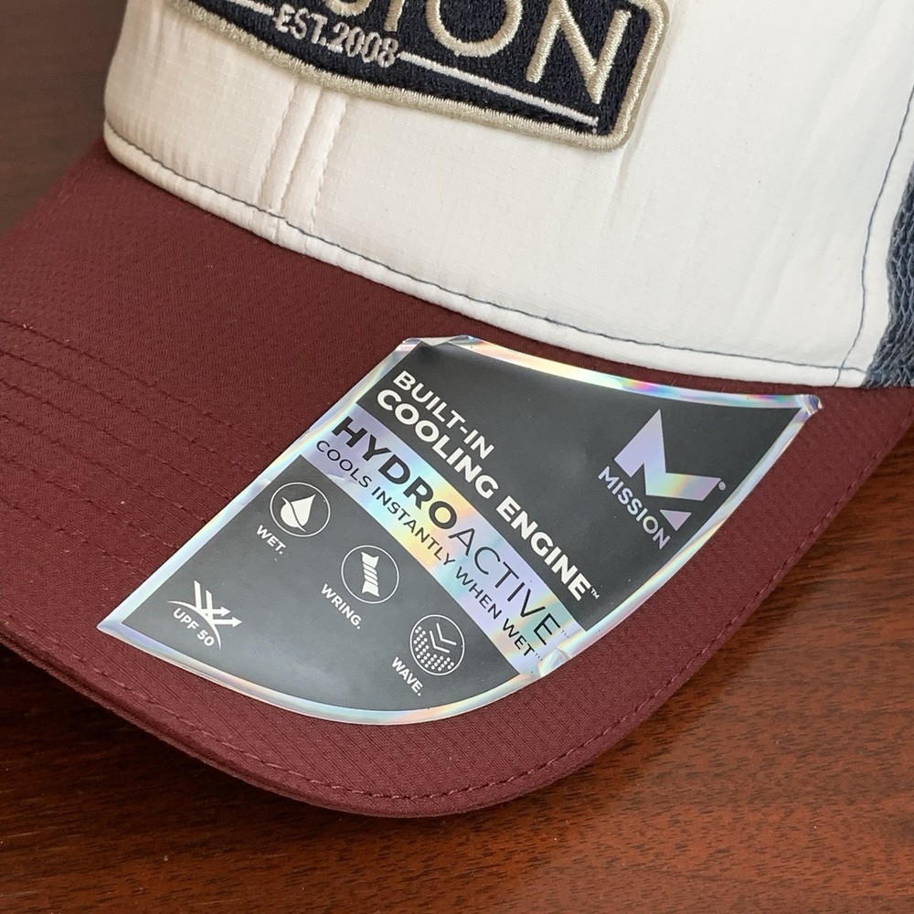 Mission HydroActive Cooling Performance Hat Snapback Ultimate Cooling Cap NEW!