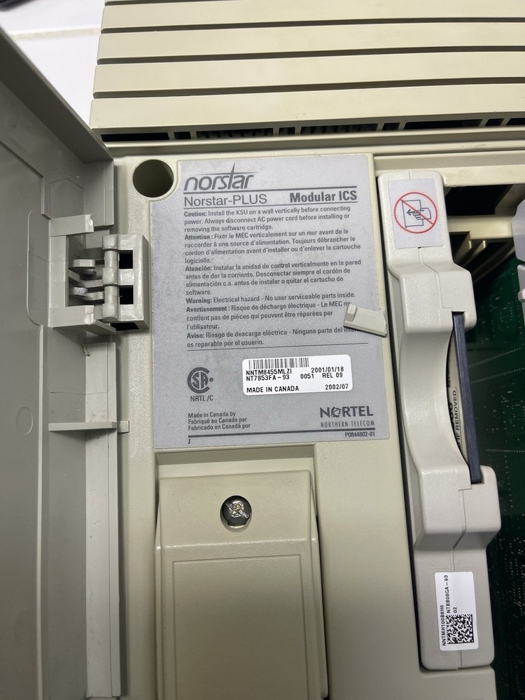 Nortel Norstar-PLUS Modular ICS Phone Switch System