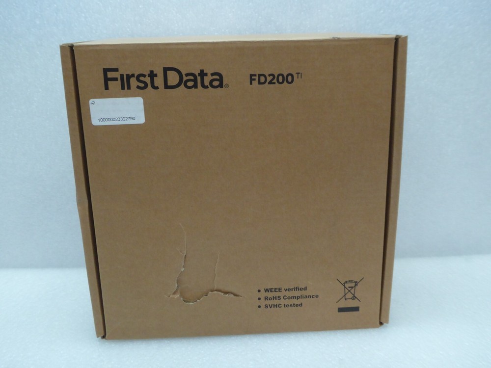 First Data FD200ti Touch Screen Credit Card Terminal