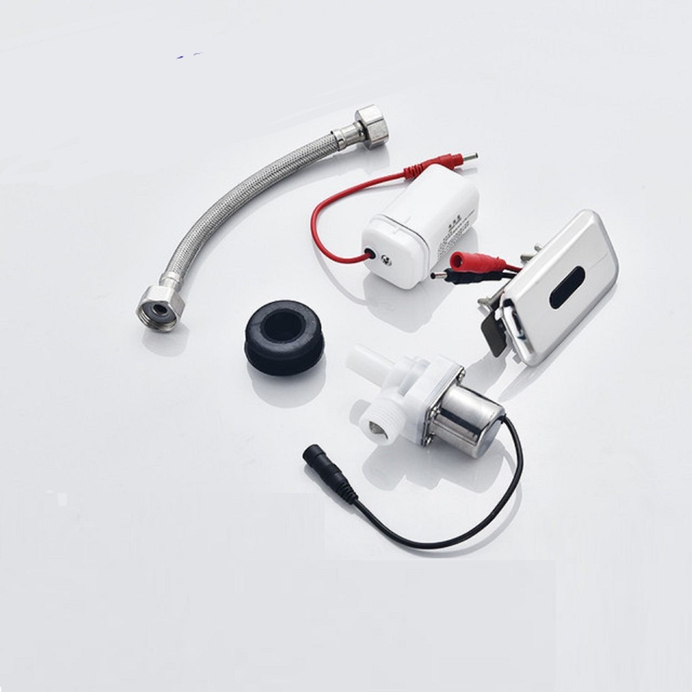 Automatic Ceramic integrated standing Urinals Sensor Flusher Flush Valve