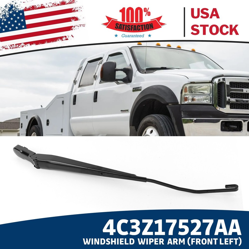 1X Front Windshield Left Wiper Arm OE 4C3Z17527AA For 2000-2005 Ford Excursion