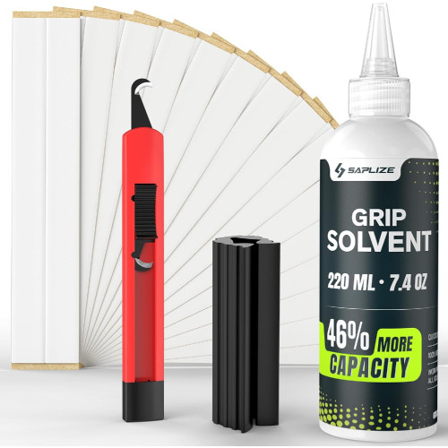 Advanced Golf Grip Kit Includes Pro/Standard Hook Blade 5Oz/7.4Oz Grip Solvent