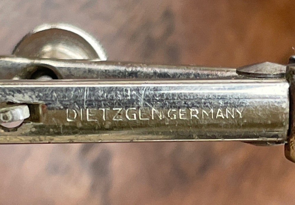 VINTAGE DIETZGEN DRAFTING CALIPER / COMPASS - MADE IN GERMANY