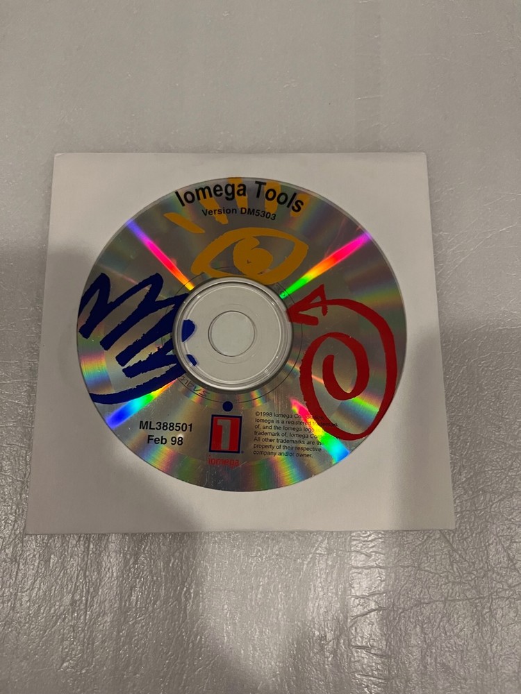 Iomega Tools in CD-ROM