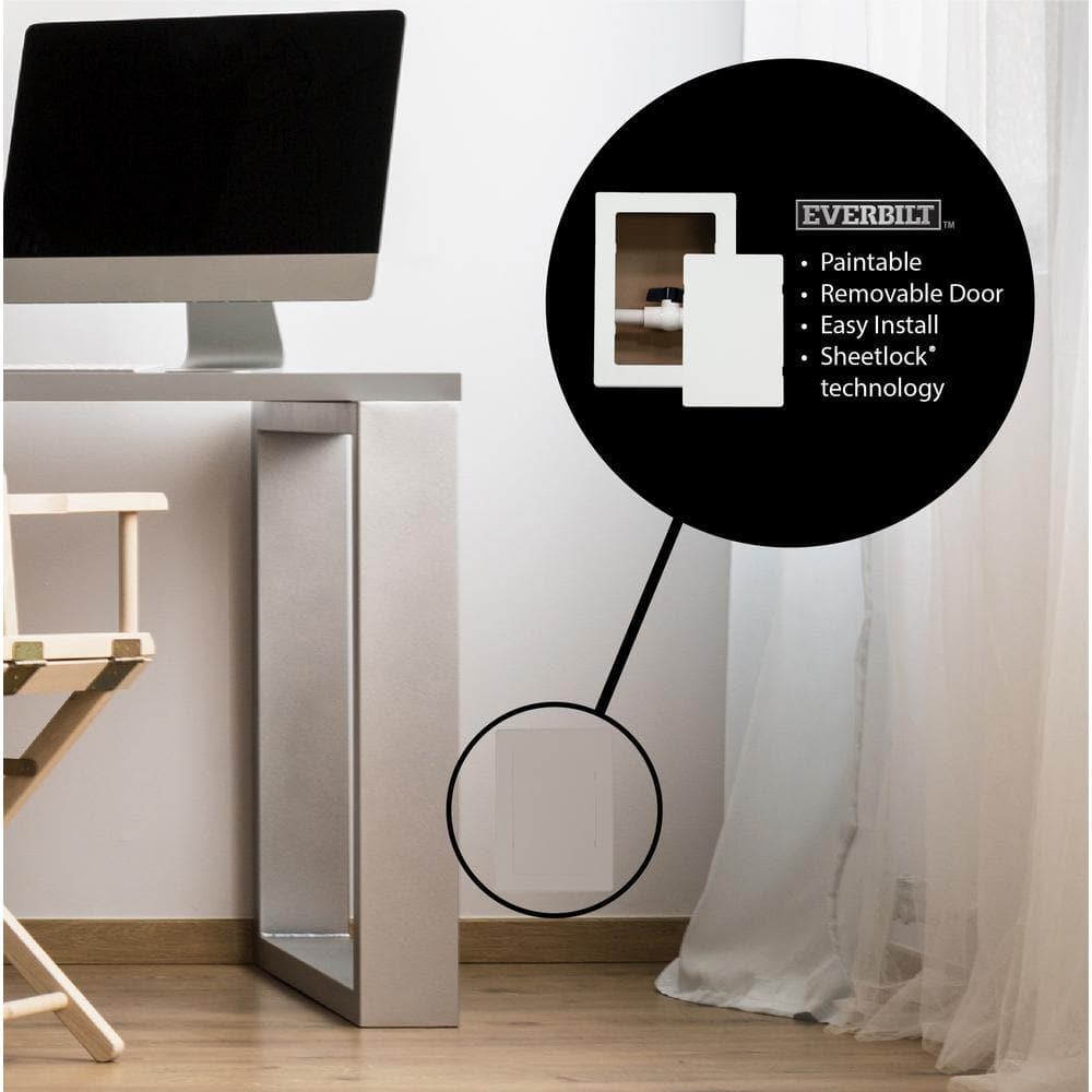 Access Panel Door Wall Ceiling 6x9 Inch Plastic Removable Paintable White Frame