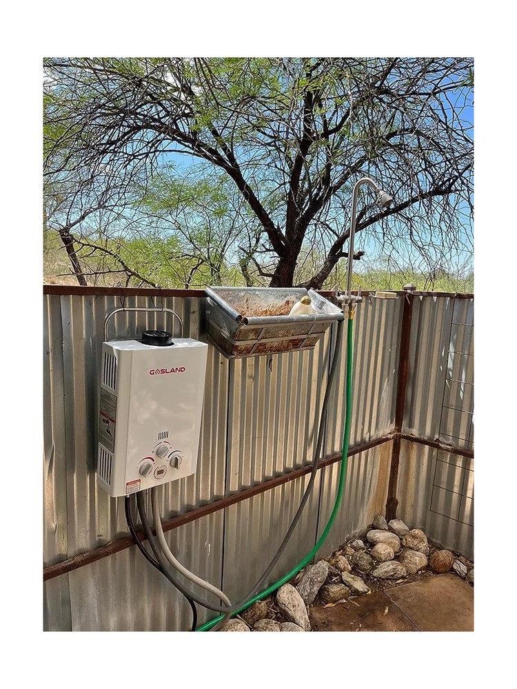 GASLAND Tankless Water Heater Propane 10L 2.64GPM Outdoor Propane Shower for ...