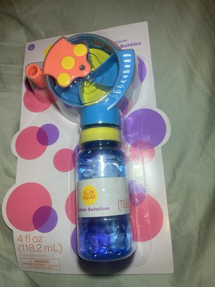 Sun Squad Bubble Blaster. goody bags/stocking stuffer
