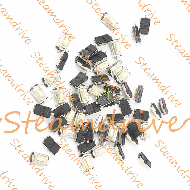 200pcs 3X6X2.5mm Tactile Push Button Switch Tact Switch Micro Switch 2-Pin SMD*