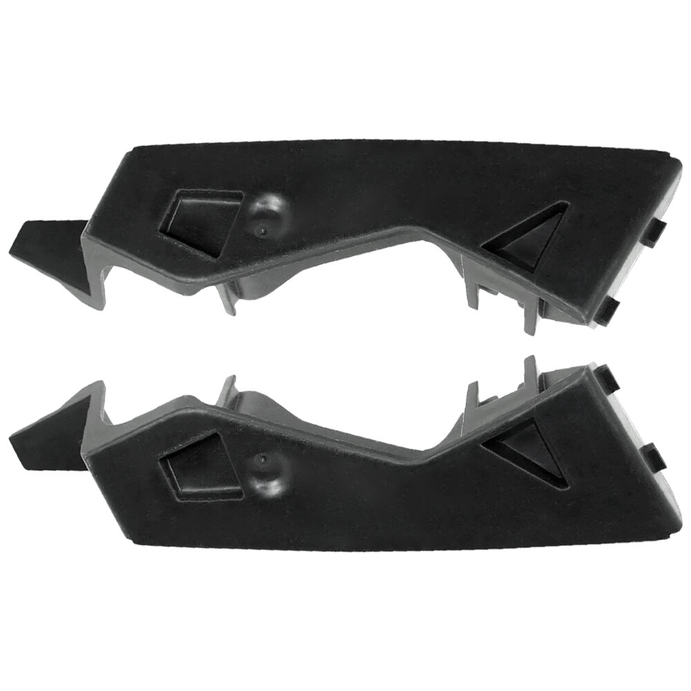 Set of 2 Front Bumper Bracket Holder Black Plastic Left & Right Replacement
