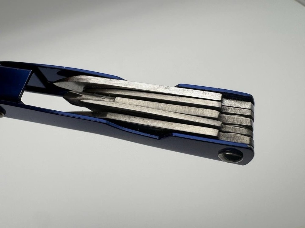 Blue Stainless Steel Multi-Functional Hand Tool Kit