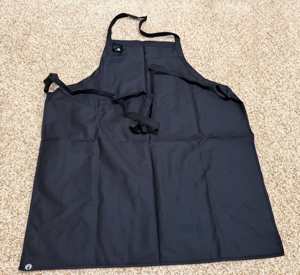Chef Works Basic Black Bin Apron Item# APKBL