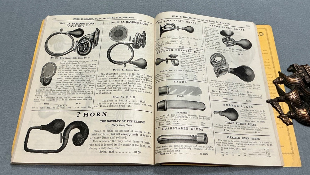 1912 CHAS. E. MILLER AUTO AUTOMOBILE ILLUSTRATED CATALOGUE
