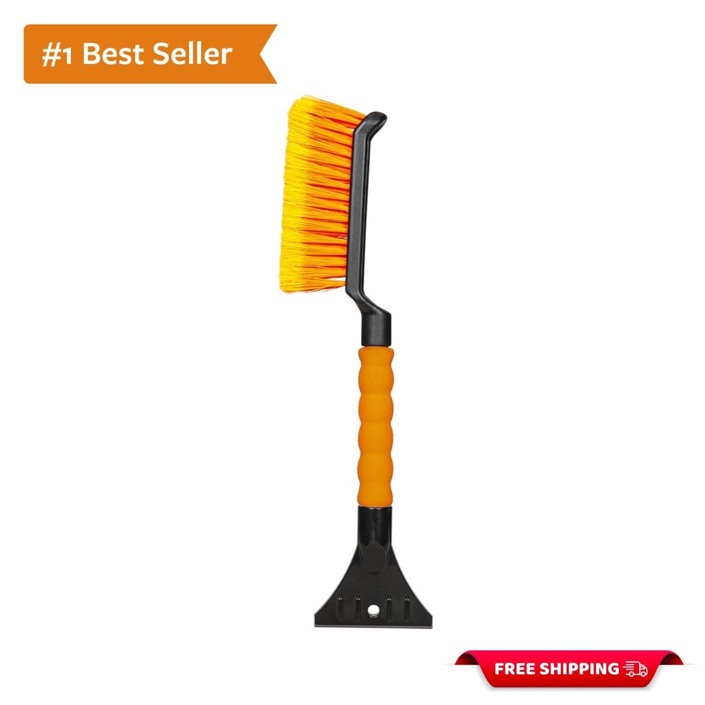 Efficient 17" Snow Brush and Ice Scraper - Designed for Optimal Winter Drive