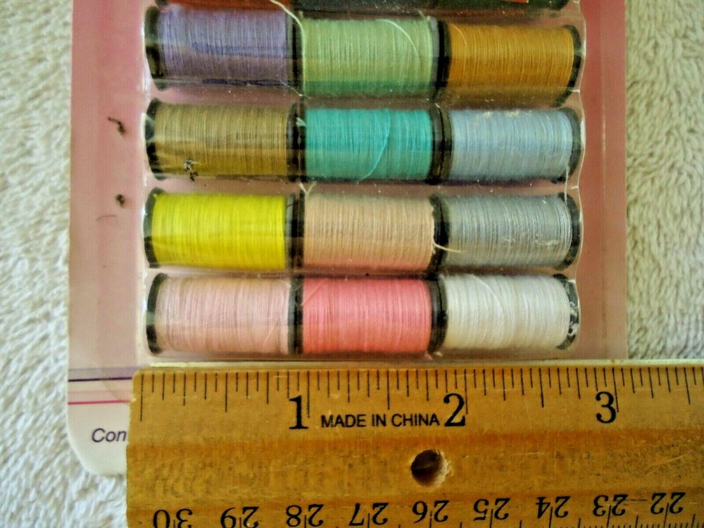 " NIP " Sewing Patch 24 Count All Purpose Thread With Needles & Threader