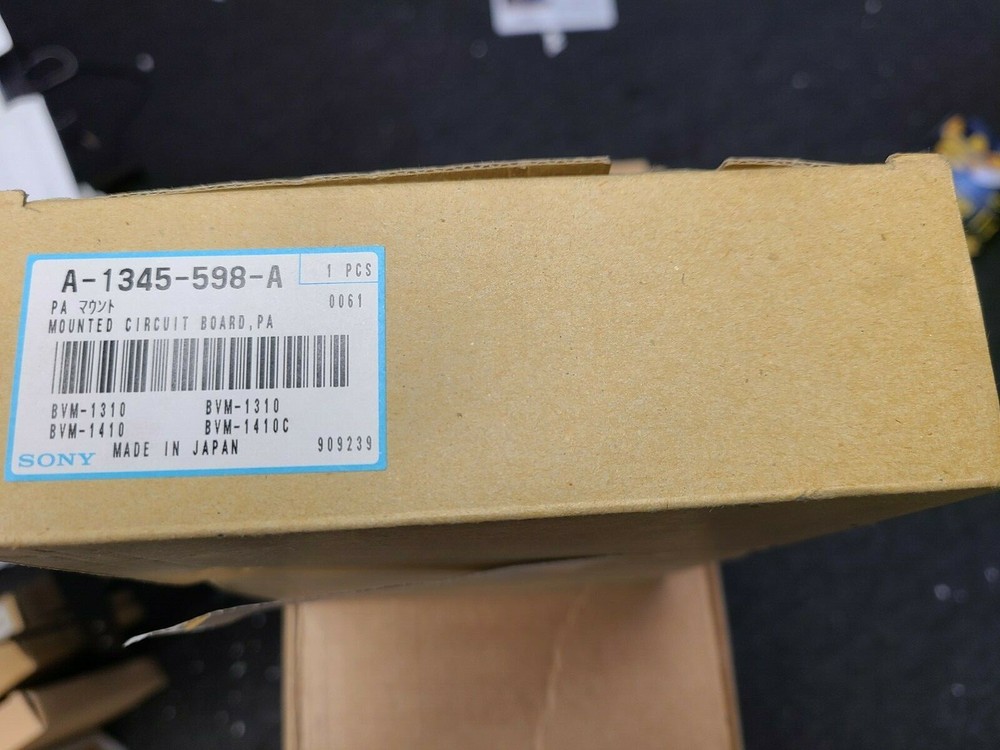 SONY BVM-1310   A-1345-598-A Mounted Circuit Board  PA
