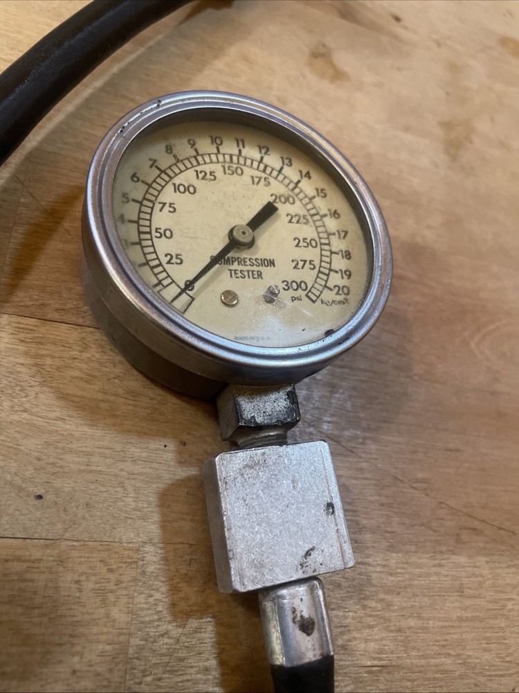 Vintage Automobile Compression Tester Made in USA