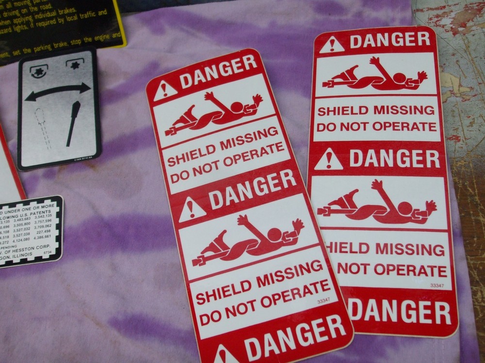 Woods RM59 Mower decal package kit.